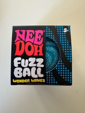 BRAND NEW NeeDoh Fuzz Ball Wonder Waves – Blue